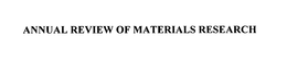 ANNUAL REVIEW OF MATERIALS RESEARCH trademark