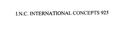 I.N.C. INTERNATIONAL CONCEPTS 925 trademark