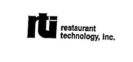 RTI RESTAURANT TECHNOLOGY, INC trademark