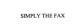 SIMPLY THE FAX trademark