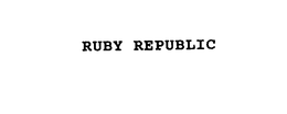 RUBY REPUBLIC trademark