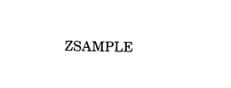 ZSAMPLE trademark