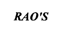 RAO'S trademark