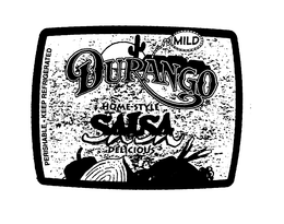 MILD DURANGO HOMESTYLE SALSA DELICIOUS trademark