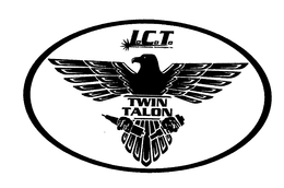 I.C.T. INTERNAL COMBUSTION TECHNOLOGIES INC. TWIN TALON trademark