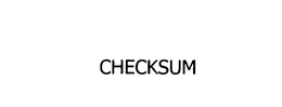 CHECKSUM trademark