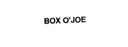 BOX O'JOE trademark