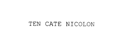 TEN CATE NICOLON trademark