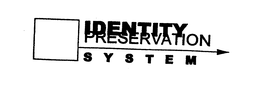 IDENTITY PRESERVATION SYSTEM trademark