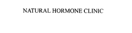 NATURAL HORMONE CLINIC trademark