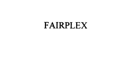 FAIRPLEX trademark