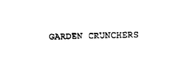 GARDEN CRUNCHERS trademark