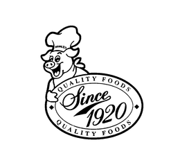 HAMLET QUALITY FOODS SINCE 1920 QUALITY FOODS trademark