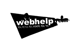 WEBHELP.COM REAL PEOPLE. REAL ANSWERS.REAL TIME. trademark