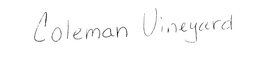 COLEMAN VINEYARD trademark