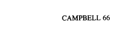 CAMPBELL 66 trademark