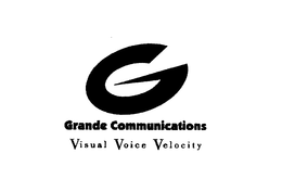 G GRANDE COMMUNICATIONS VISUAL VOICE VELOCITY trademark