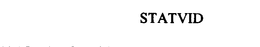 STATVID trademark