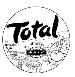 TOTAL CHERRY THE AUTHENTIC GREEK STRAINED YOGURT trademark