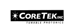 CORETEK INC TISNABLE PHOTONICS trademark