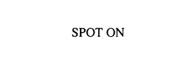 SPOTON trademark
