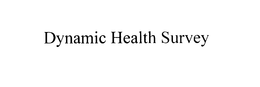 DYNAMIC HEALTH SURVEY trademark