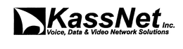 KASSNET INC. VOICE, DATA & VIDEO NETWORK SOLUTIONS trademark