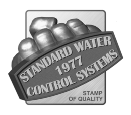 STANDARD WATER CONTROL SYSTEMS 1977 STAMP OF QUALITY trademark