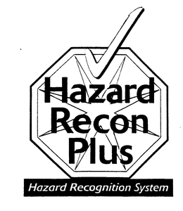 HAZARD RECON PLUS HAZARD RECOGNITION SYSTEM trademark