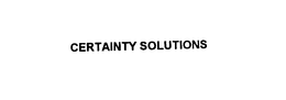 CERTAINTY SOLUTIONS trademark