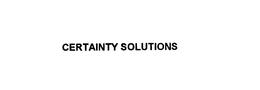 CERTAINTY SOLUTIONS trademark