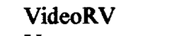 VIDEORV trademark