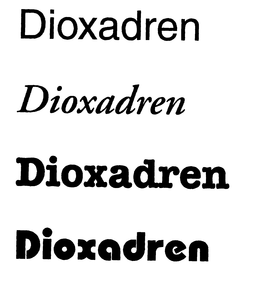 DIOXADREN trademark