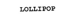 LOLLIPOP trademark