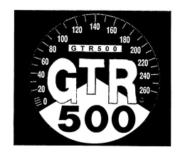 0 20 40 60 80 100 120 140 160 180 200 220 240 260 GTR 500 GTR 500 trademark