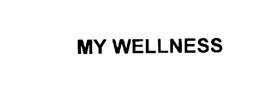 MY WELLNESS trademark