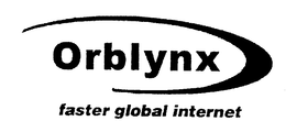 ORBLYNX FASTER GLOBAL INTERNET trademark