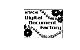 HITACHI DIGITAL DOCUMENT FACTORY trademark