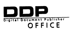 DDP DIGITAL DOCUMENT PUBLISHER OFFICE trademark
