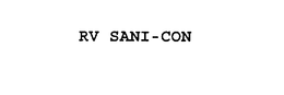 RV SANI-CON trademark