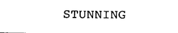 STUNNING trademark