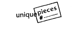 UNIQUE PIECES #____ trademark