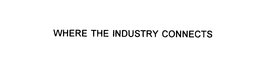 WHERE THE INDUSTRY CONNECTS trademark