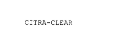 CITRA-CLEAR trademark