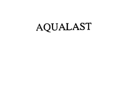 AQUALAST trademark