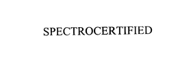 SPECTROCERTIFIED trademark