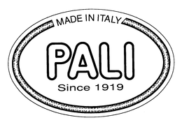 PALI SINCE 1919 MADE IN ITALY trademark