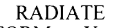RADIATE trademark