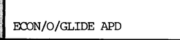 ECON/O/GLIDE APD trademark