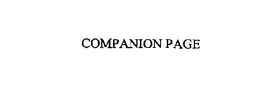 COMPANION PAGE trademark